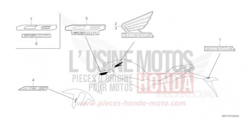 MARQUE (CB650RA) CB650RAP de 2023